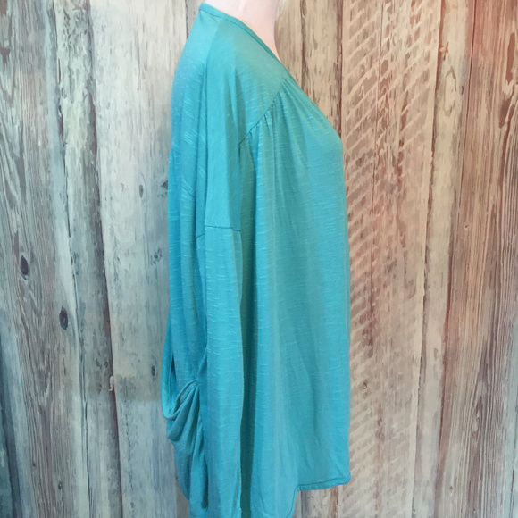 Nordstrom Zella Aqua Cool Down Wrap sz S - Picture 3 of 4
